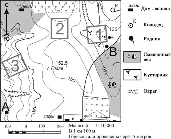 Карта для лесников