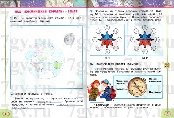 окружающий мир Плешаков с 8-9