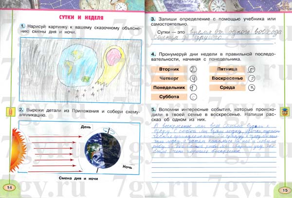 окружающий мир Плешаков с 14-15