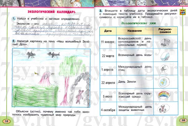 гдз окружающий мир 2 класс